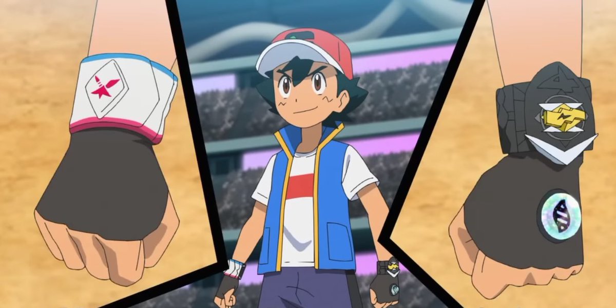 The PokéGimmick-trix is cool and all but it doesn’t hit as hard as when Ash was blinged tf out with all of them