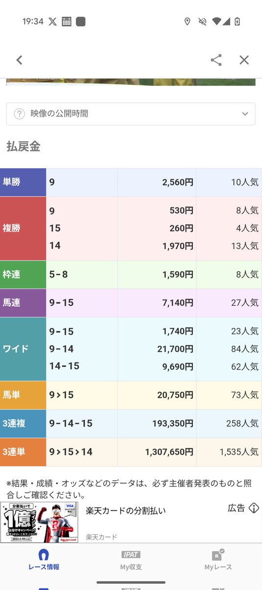 andy3v's tweet photo. 1日経って整理がついたので、私の札幌記念の買い目を発表します。
ちなみに払い戻し確定前にスクショしたものです。 https://t.co/DKsc6nVUy0