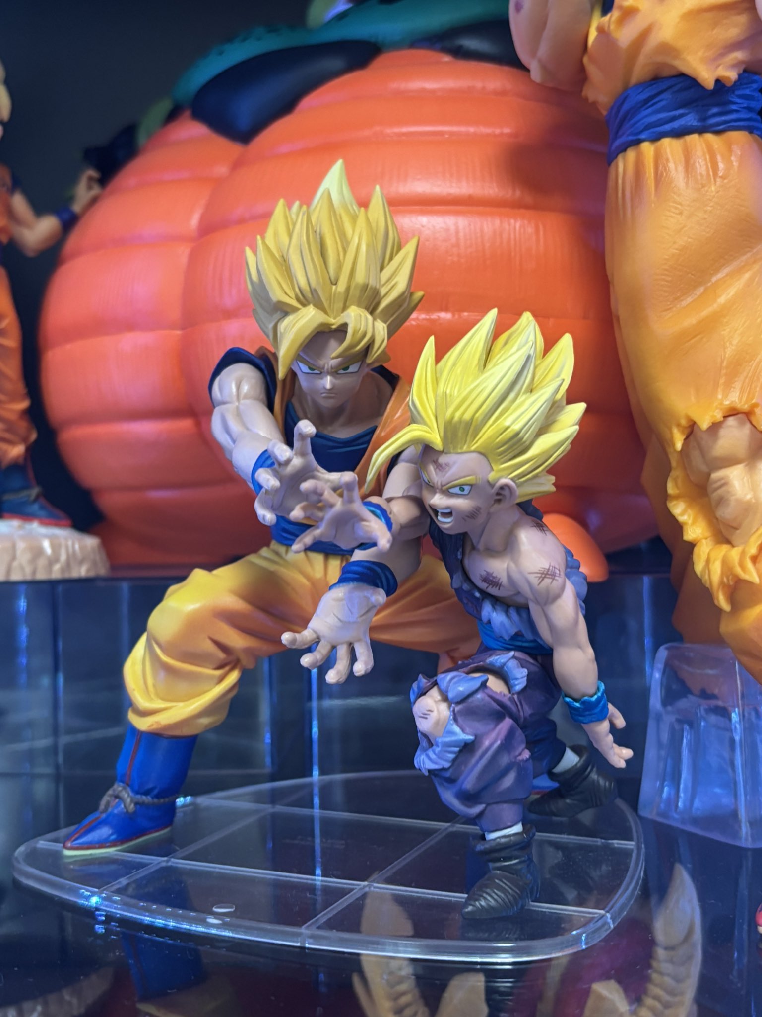 ドラゴンボール 孫悟飯 フィギュア ドラマティックショーケース ドラゴンボール プライズ フィギュア 親子かめはめ波 DRAMATIC