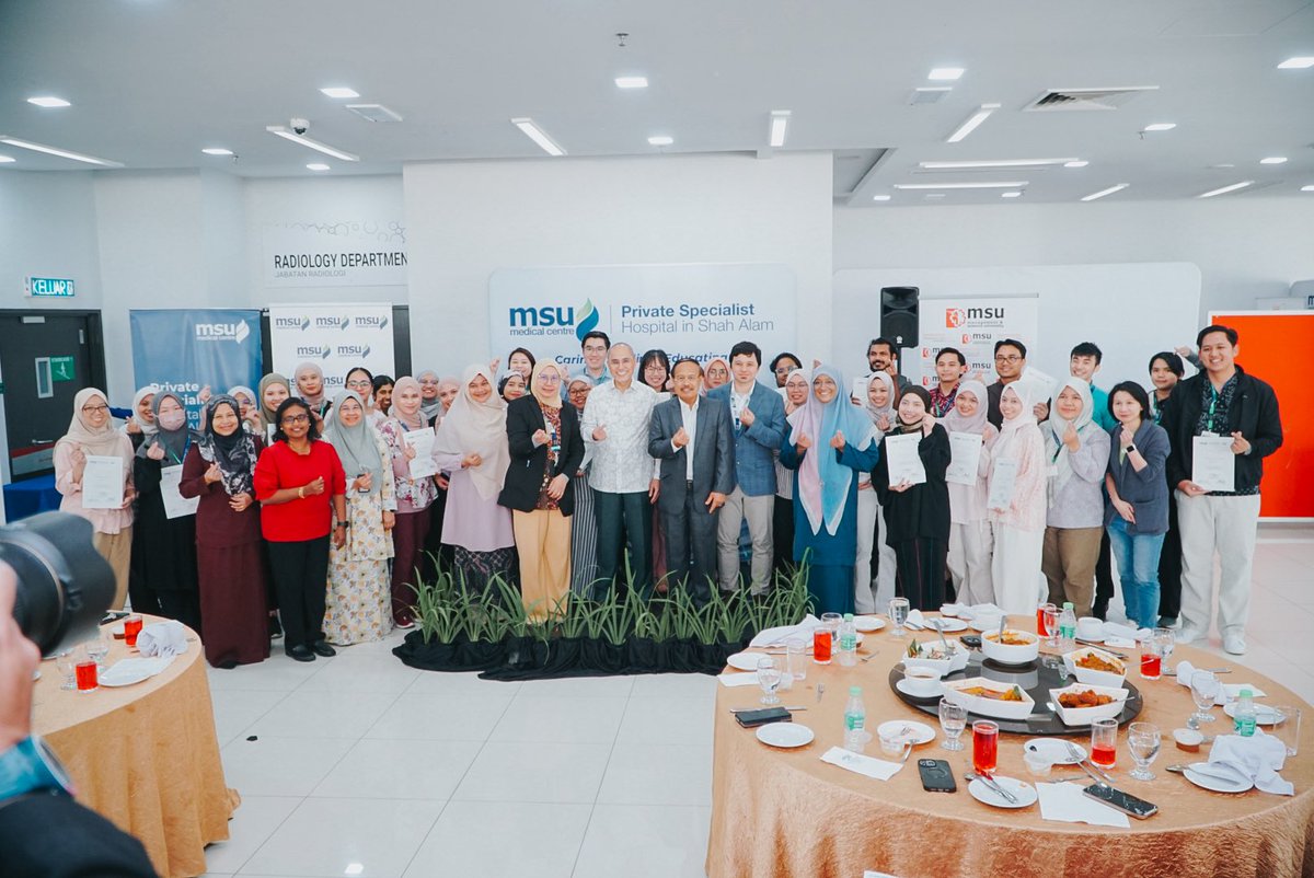 MSU Medical Centre (@msumcmalaysia) on Twitter photo MSU Medical Centre sincerely thanks YB PTS <a href="/MohdShukriYajid/">Mohd Shukri Ab Yajid</a> for officiated the closing of the “Meet the Experts” programme and all participants of the GP Workshop. Your support made the event a success, and we look forward to future collaborations.
#CaringHealingEducating MSU Medical Centre sincerely thanks YB PTS <a href="/MohdShukriYajid/">Mohd Shukri Ab Yajid</a> for officiated the closing of the “Meet the Experts” programme and all participants of the GP Workshop. Your support made the event a success, and we look forward to future collaborations.
#CaringHealingEducating