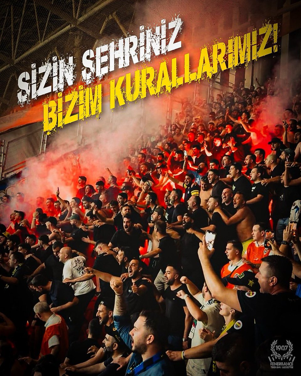 SİZİN ŞEHRİNİZ, BİZİM KURALLARIMIZ!

#FenerbahçeTribünüHayattır
