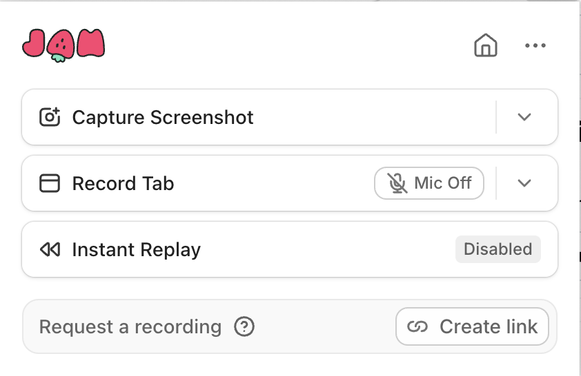 Here's how I started using Jam recording links in everyday situations to get quick feedback, using the command "/jam" anywhere:

1. Generate a recording link (with the Jam extension) and name it “General feedback” or whatever you like. Copy the link
2. Go to System Settings ->