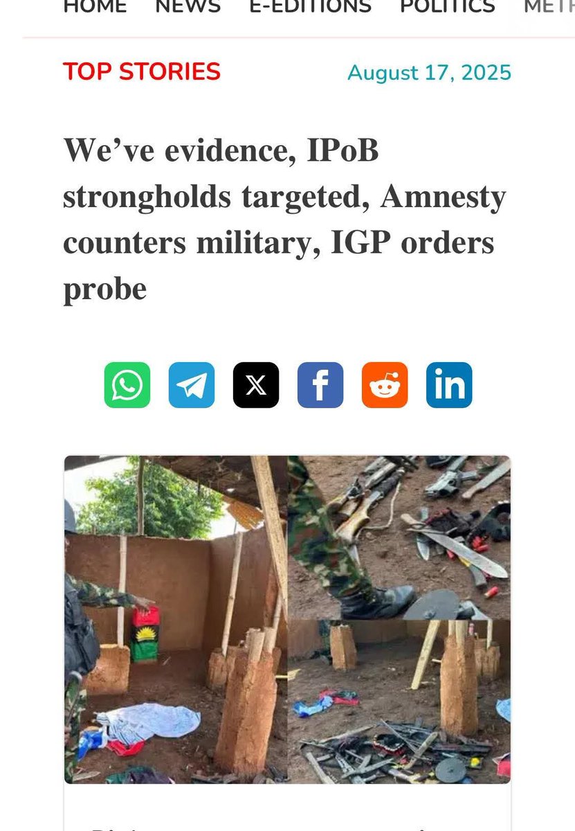 Following denial by the Nigerian military that its personnel engaged in extrajudicial killings in the South-East, Amnesty International (AI) has said it has “concrete evidence,” including names and addresses of individuals, allegedly killed by security forces in the region.

The