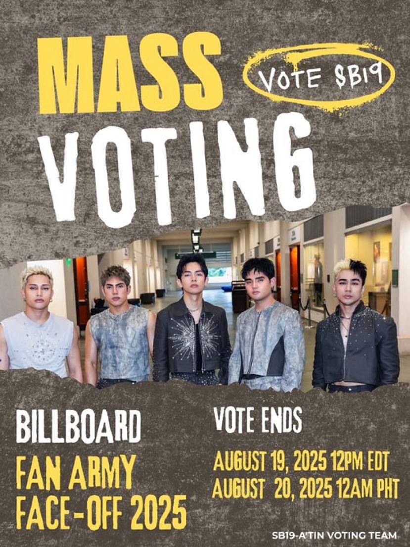 ‼️VOTE, VOTE, VOTE ‼️

💥A’TIN, we're in the final stretch! With about 30 hours left to go, this is our last chance to secure the win in the BBFA 2025 finals. 🚀

Let's make every vote count and push through any site errors. We can do this!

Voting ends Tuesday, August 19, at 9AM