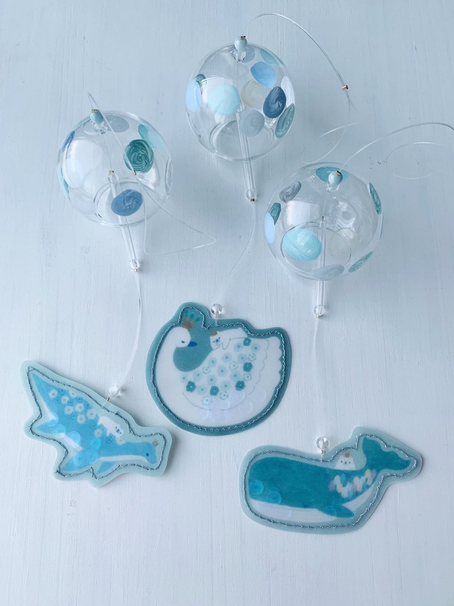 FUDGE marchéには風鈴もまた作ったので持ってゆきます🎐