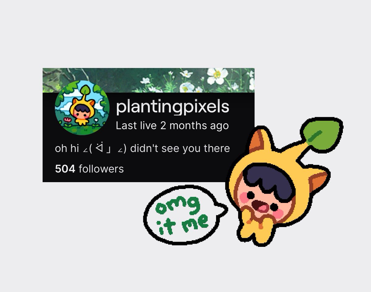 thank u for 500 followers over on twitch ♡ :'D