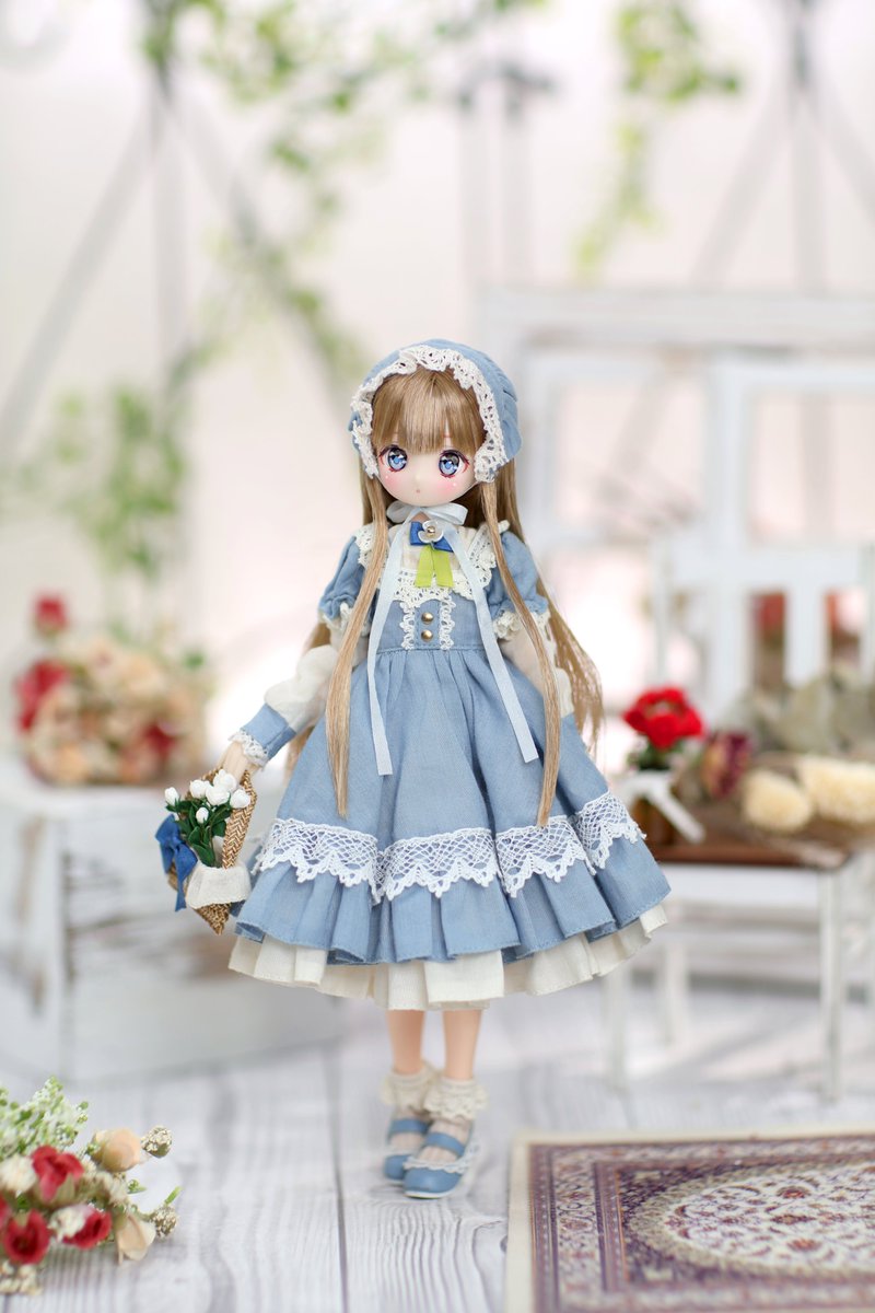 【#アイコレプチプチ】
✾『Ruchiru / Flowers of Serenity』
　Blue Myosotis ver.
愛らしくさわやかな青のカントリードレス✿
勿忘草色の「るちる」ちゃんのご予約は
9月5日(金)　よる0時からꕥ
アゾネット：azone-int.co.jp/azonet/item/45…
楽天：item.rakuten.co.jp/azone-int/pod0…
#アゾン #azone