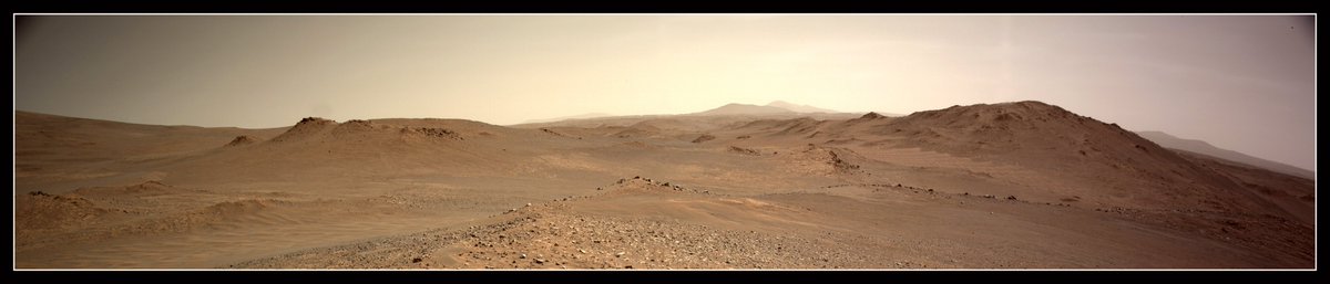 "Amazing" is a grossly-overused word these days, but sometimes it's the only one to use, and this new view of Mars, made from images taken by Perseverance yesterday, definitely is amazing. I hope you all like it! (Please Share if you do!) Image Credit: NASA/JPL-Caltech/S Atkinson