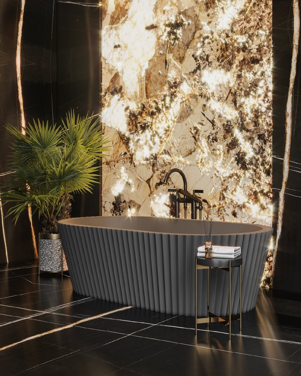 TheQuarryCast's tweet image. Nature’s bold palette meets Italy’s fine hydro finish to bring alive the spectacular Accendo curated by The Quarry. Hailing from South America, this striking blend of quartzite and onyx arrives with rich tones that transform walls into luminous statements. The Quarry curated…