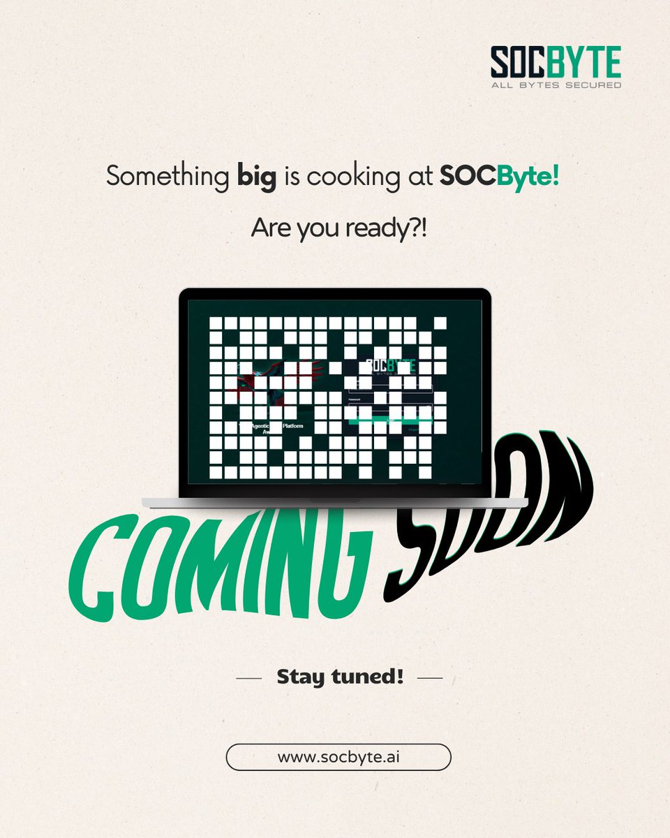 SOCByte's tweet photo. 📢📢📢 Ladies and gentlemen, guess what?

Something is cooking at SOCByte. Any guesses what it could be?

Hint: It's for our community! https://t.co/wZxu6VES9I