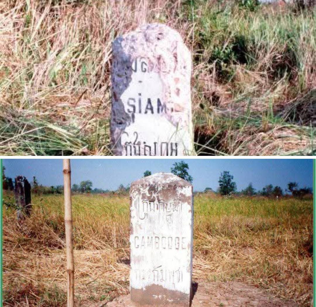 IamdasEenilan's tweet photo. @PSongpheng1029 @OkenwaCrypto1 Hey boys, that is not just the stone The Thailand–Cambodia border markers are cement boundary posts in a rectangular shape with a pointed top, historically used to demarcate the border between Thailand and Cambodia. These markers were installed during the years 1908–1909 https://t.co/58xBWAiyfH