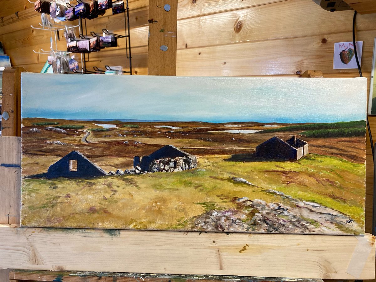 MacleanArtist's tweet photo. Pentland Ruins, oils on canvas 10x22 approx #oils #scotland #hebridean #bothy #landscape #art #painter #painting #canvas #oil_paint #artistic #paints https://t.co/PIpvmvmghF