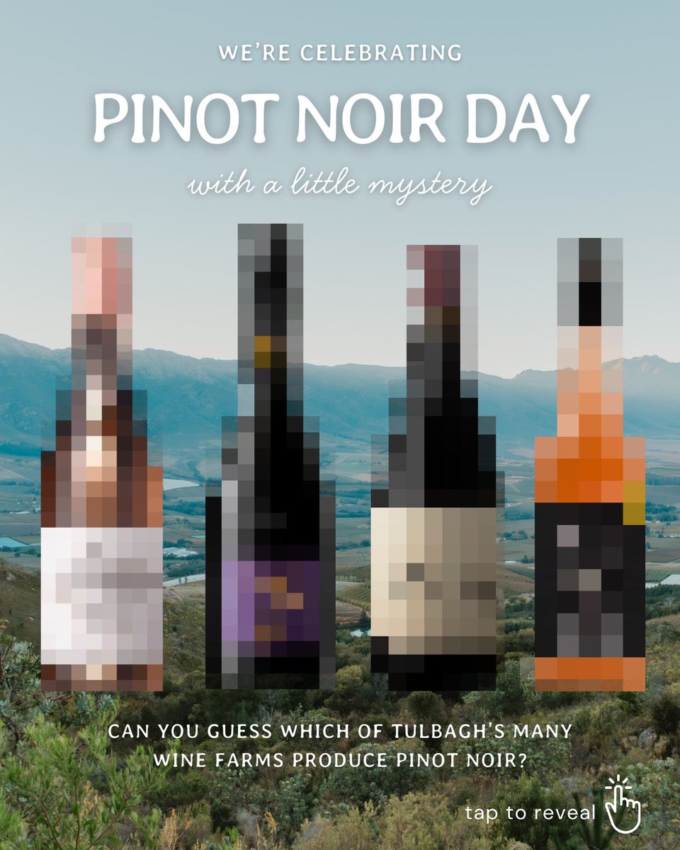 Which of Tulbagh’s many wine farms produce Pinot Noir?🍷
↓
↓
The big reveal🥁
<a href="/krone/">K Rone</a>.world - Night Nectar MCC
<a href="/swanepoelwines/">swanepoelwines</a> - GPS Rosé
<a href="/lembergwine/">Lemberg Wine Estate</a> - Winston
@blue_crane_vineyards - Rosé

Which did you guess correctly?💬

Plan your next tasting trip ➡️ tulbaghtourism.co.za/wine/wine-esta…