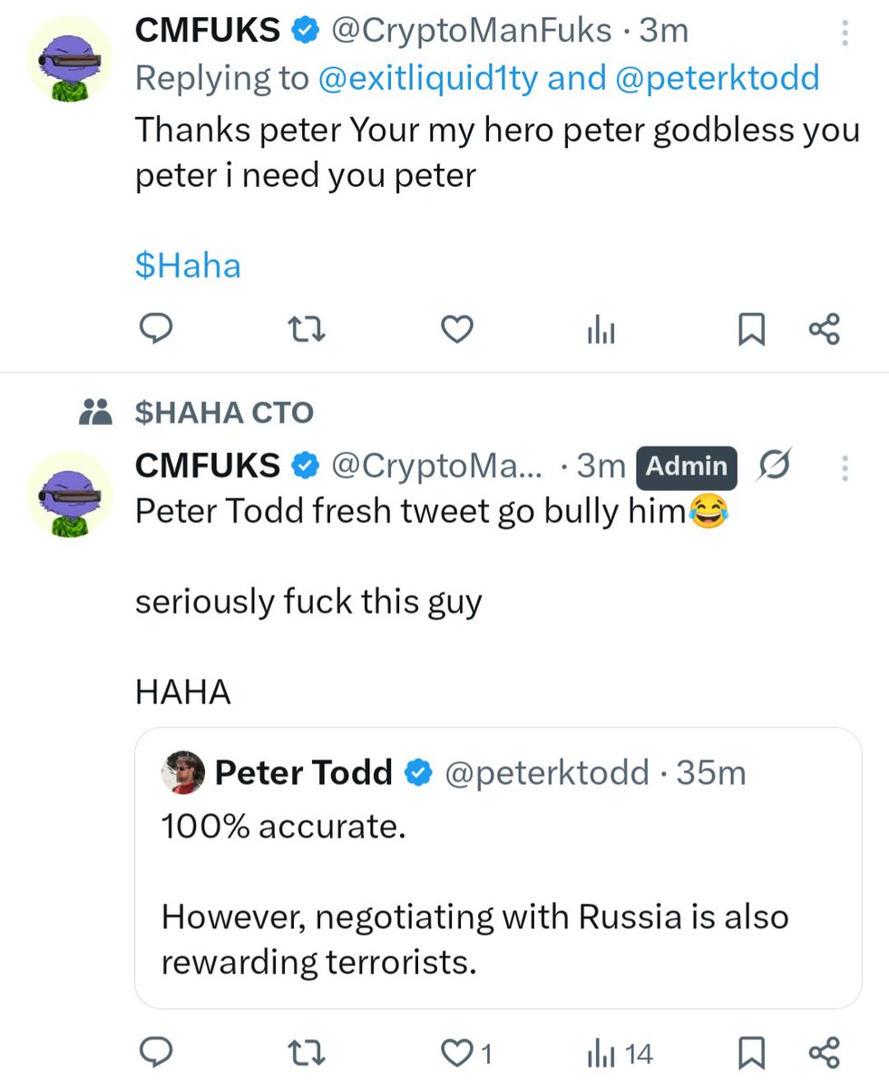 Peter Todd tweet media