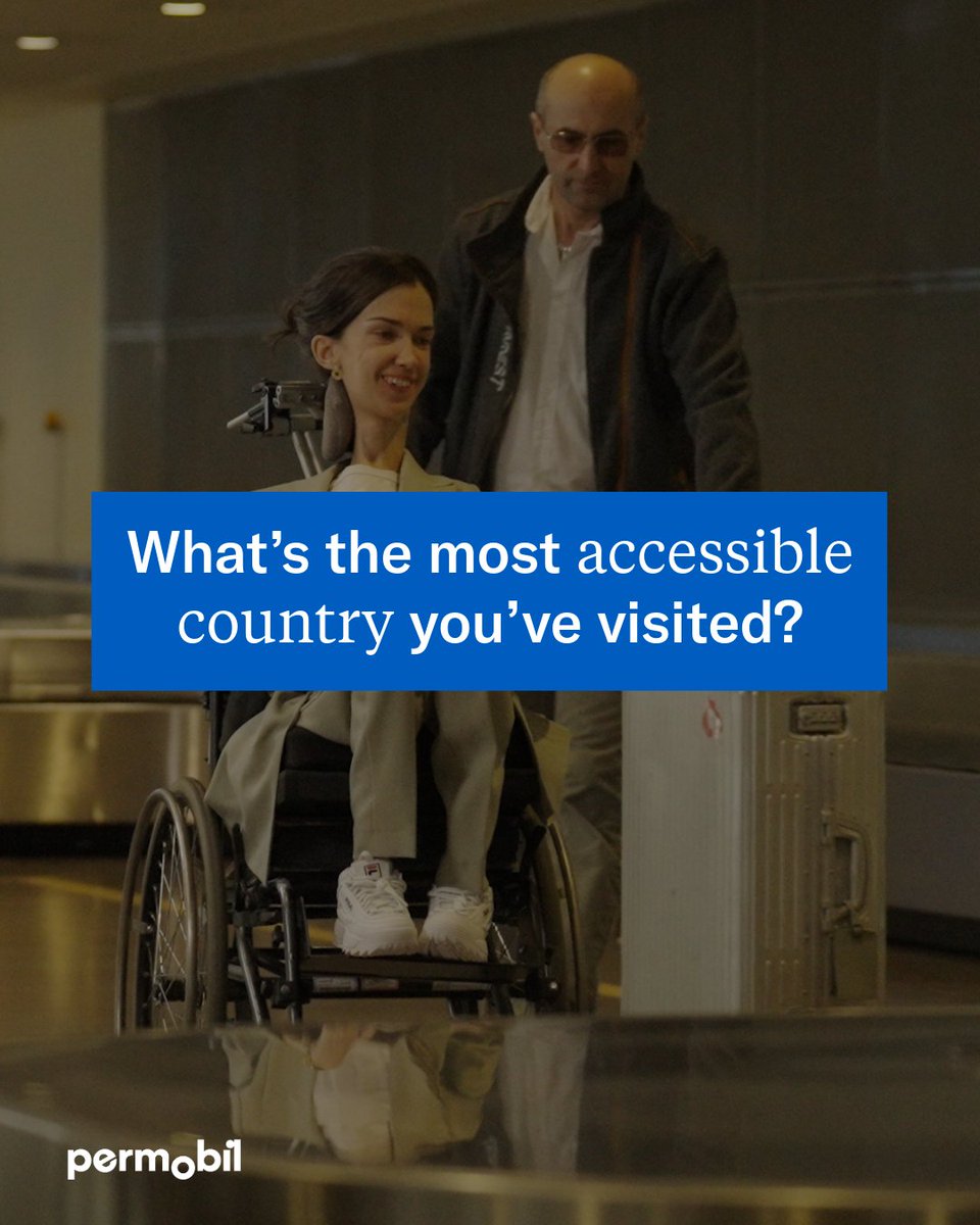 To all you travel lovers out there — what’s the most accessible country you’ve visited, and why? 🤔 Let us know! 💙

🔗 Be better prepared for your air travels with our Travel Support resources: permobil.com/travel-support

#Permobil #InnovatingForIndividuals