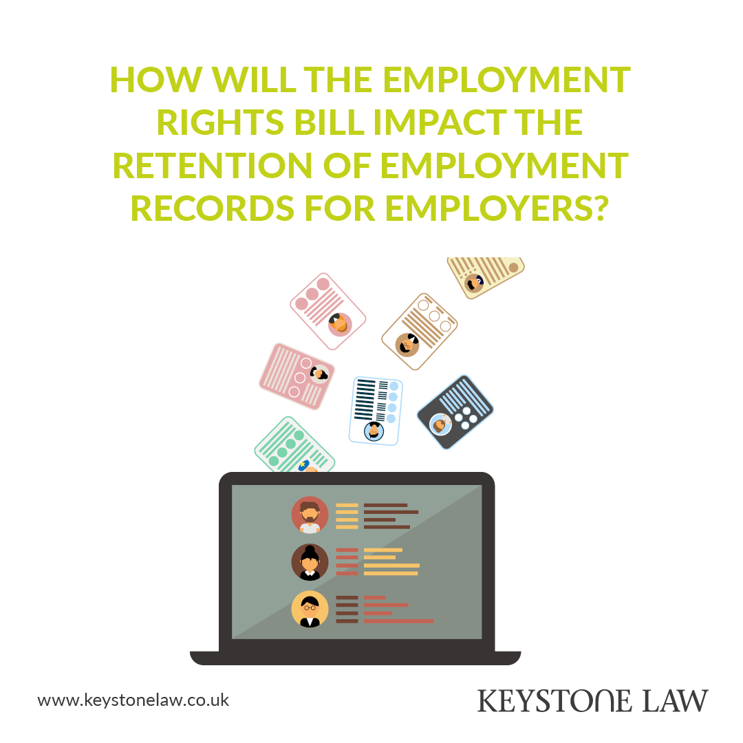 Keystone_Law's tweet image. What do employers need to know about the changes the ERB will bring in relation to retaining employment records? Our #UKemplaw expert Emma Loveday-Hill explains this in her article. Read more: ow.ly/sn0s50WFfyA