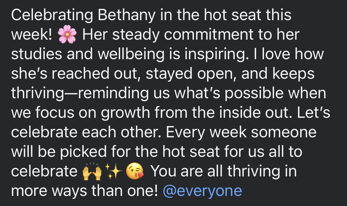 ✨ Grateful to be recognised as Student of the Week by Merinda at MD Consultancy.

Since working with her, my study routine has gone from overwhelming to structured, focused &amp; actually enjoyable. Her support has helped me stay consistent and celebrate the small wins!