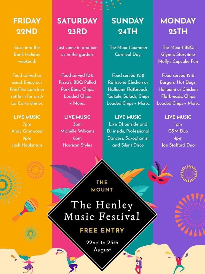 Live music this weekend. It’s time to dance!