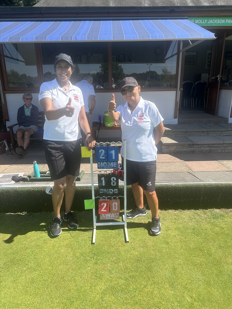 PottenEnd's tweet photo. #finals #WinningTeam #pairs Congratulations to Coral and Lesley to getting into the final of Watford and District Pairs. Ladies looking forward to seeing you defend your title next weekend at Bushey BC https://t.co/K1ErapNVOb