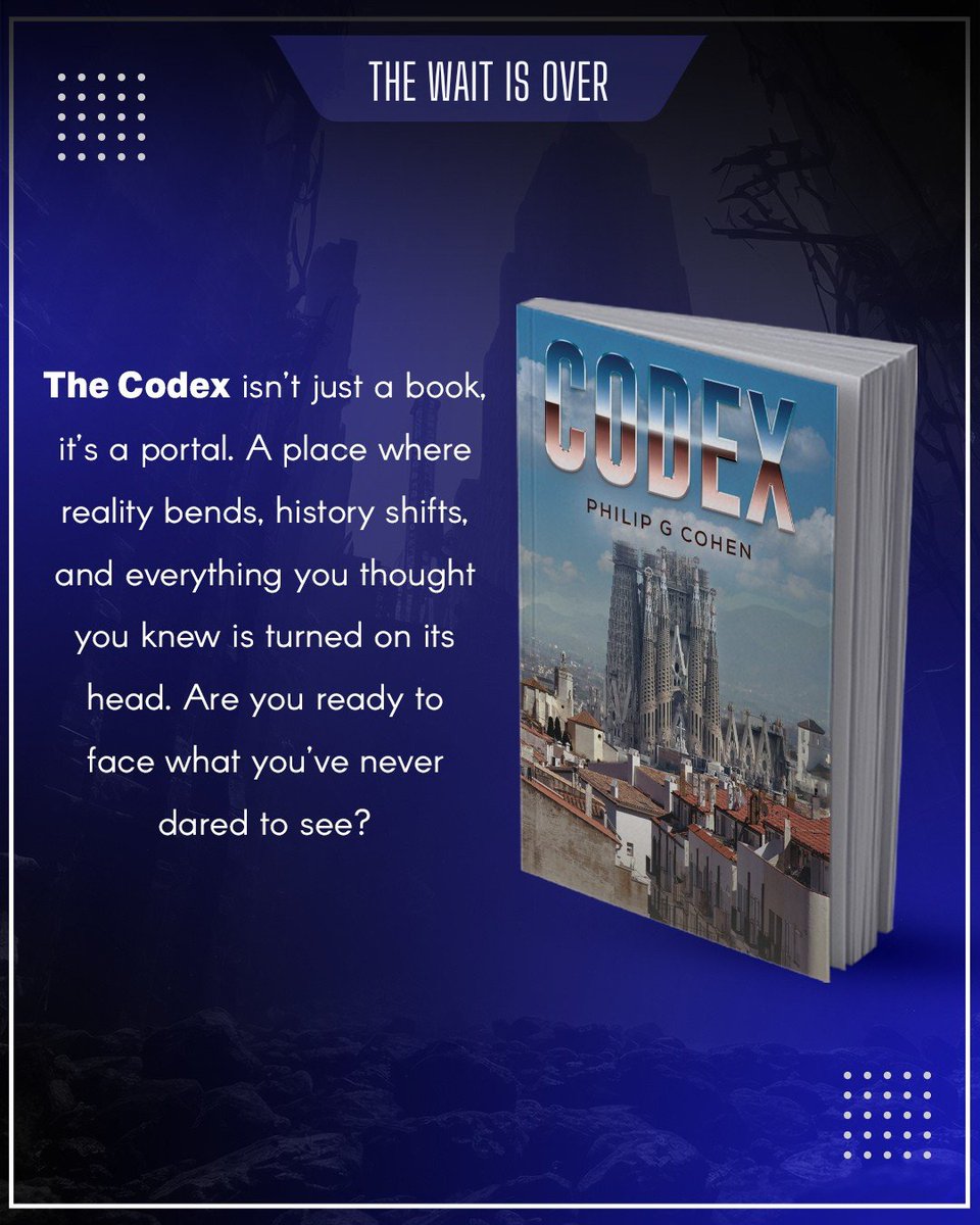 The Codex is here. Step into a world where time, memory, and truth collide.

The pages speak now: amzn.eu/d/2LOma3X

#NowAvailable #CodexBook #MysteryFiction #jesus #spiritualawakening #readingcommunity #writerslift #MondayMotivation