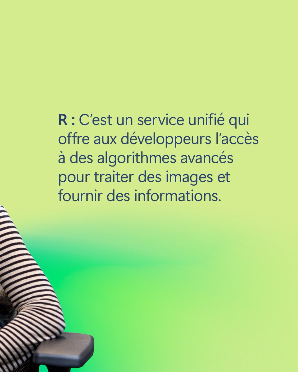 Avec Azure AI Vision, permettez à vos applications d’analyser des images, de lire du texte et de détecter des visages, sans aucune expérience en machine learning.

Vous avez d’autres questions sur Microsoft Azure ? Posez-les ci-dessous. #AskAzure
