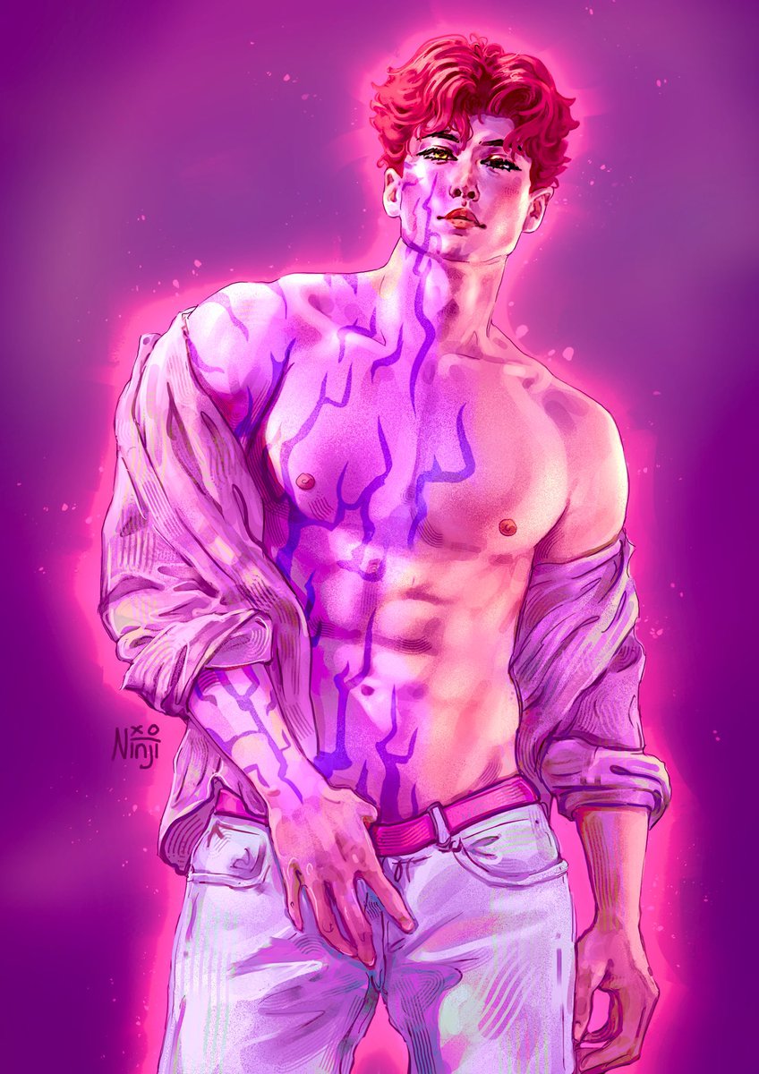 Abby has arrived. 💘 And he’s here for your soul.
.
#KpopDemomHunters #fanart #abby #abbysaja #sajaboys #illustration