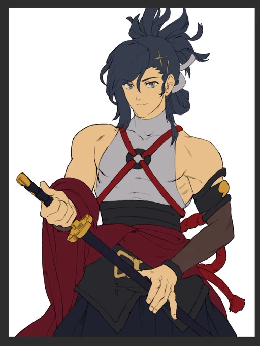 I had a Kagetsu in progress from years ago (for the super talented VA too) Hmmmm deserves a redraw/finish eventually!