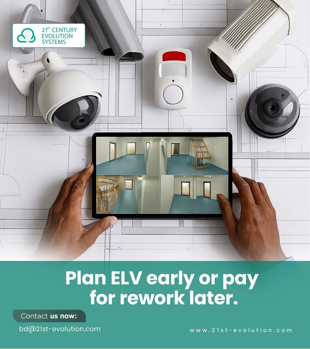 21stCentury_Evo's tweet image. Smart projects start with smart planning; design it right from day one and save yourself the stress (and expense) of rework.
Let us help you design, build, and maintain ELV systems that last.
#SmartTechnology #21stCESL