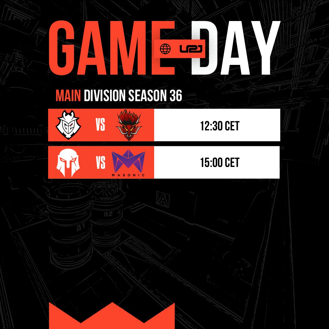 Schedule for today!

<a href="/G2esports/">G2 Esports</a> Ares 🆚 <a href="/sangalgg/">Sangal</a> AC
<a href="/brute_gg1/">BRUTE</a> 🆚 <a href="/MasonicGG/">MASONIC</a> 

📺 kick.com/united21_en