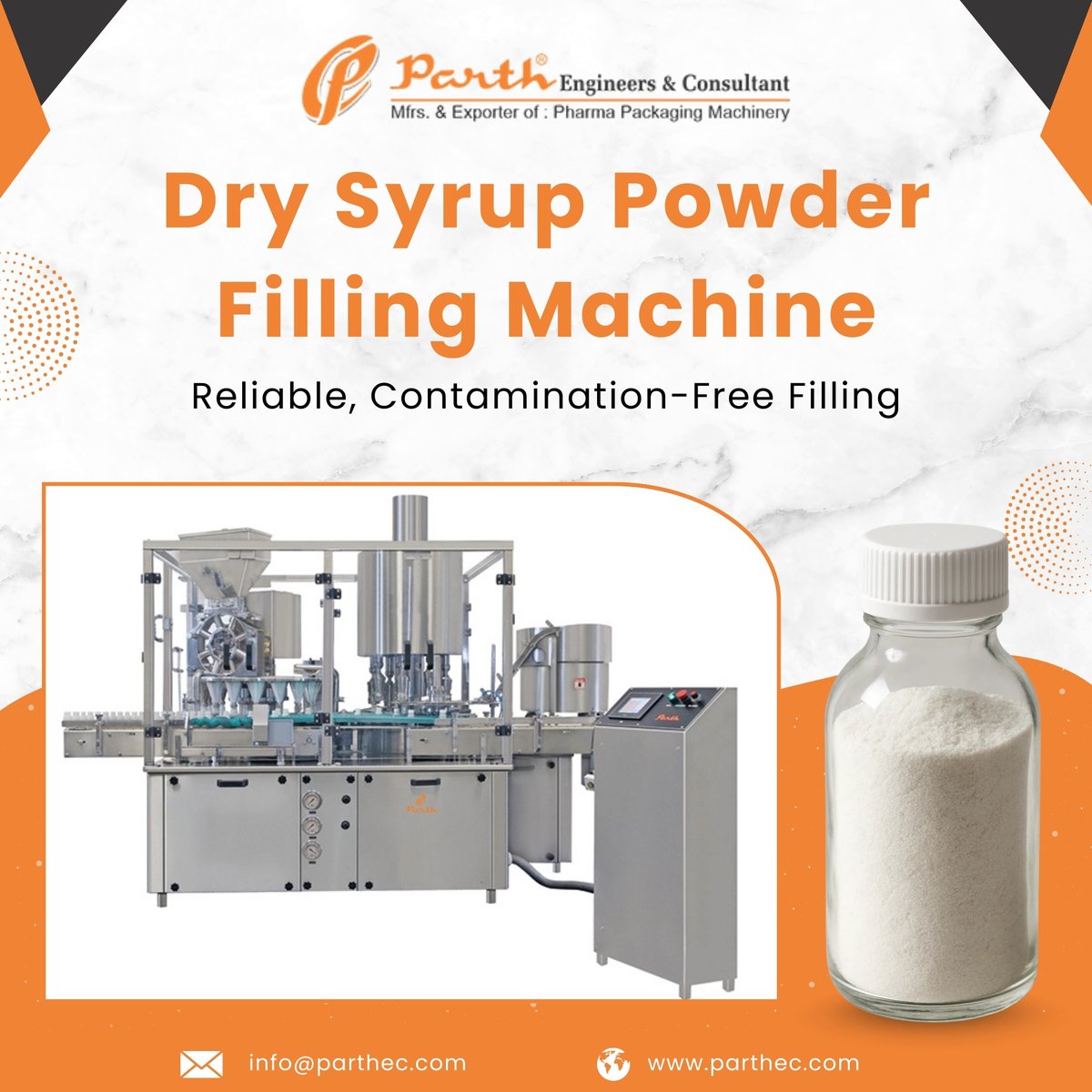 EngineersParth's tweet image. Precision + Safety Automatic Rotary Volumetric Dry Syrup Filling Machine ensures high-speed filling &amp;amp; capping with no contamination.
Visit us at: parthec.com/product/automa…
#parthengineersandconsultant #drysyruppowderfillingmachine #SyrupFillingMachine #PharmaAutomation