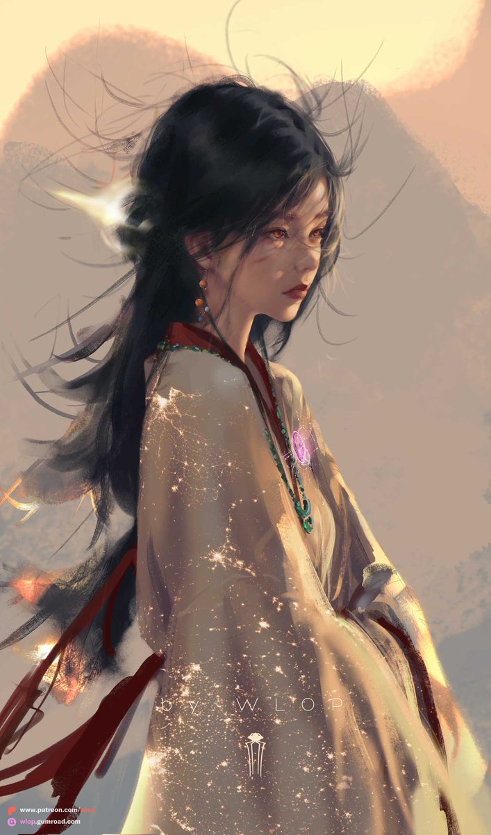 wlopwangling's tweet photo. Beyond the Light Cone: Warring States https://t.co/VYvMoZQSet