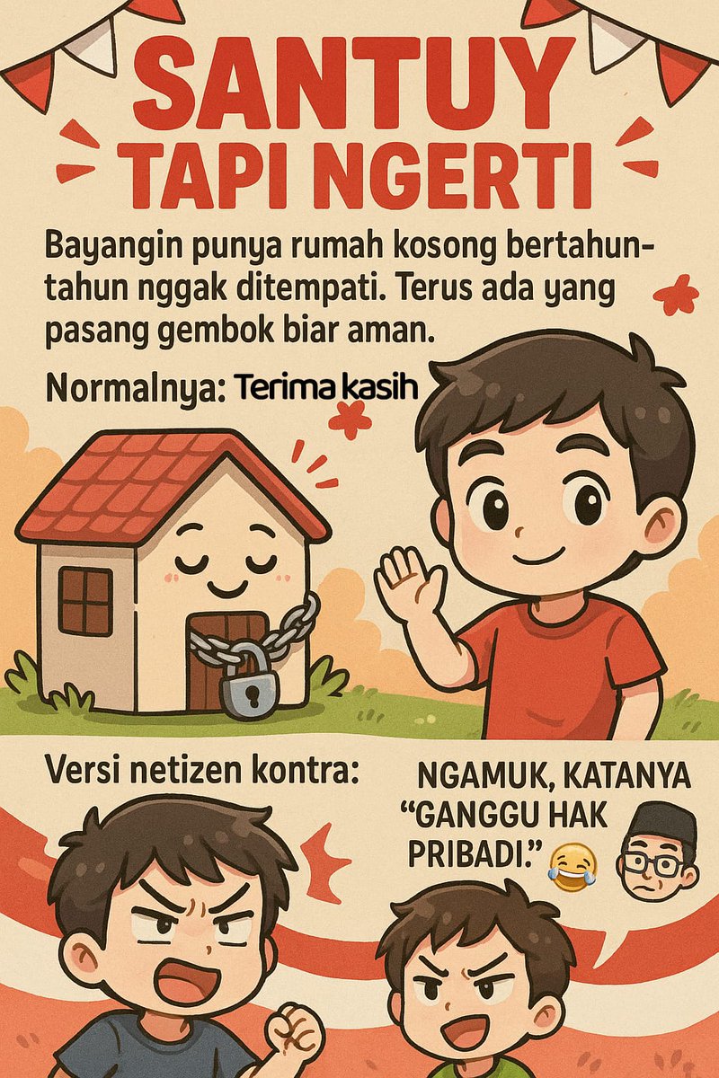 Blokir rekening Dormant itu proteksi, bukan hukuman. Tapi ya netizen kontra, maunya rekening tidur tetap bebas liar. 😂

Eric Lumiterra OPEN PO  BOYNEXTDOOR  #WhatYouWantOutNow #AkuMerahPutih $TAO HOLO