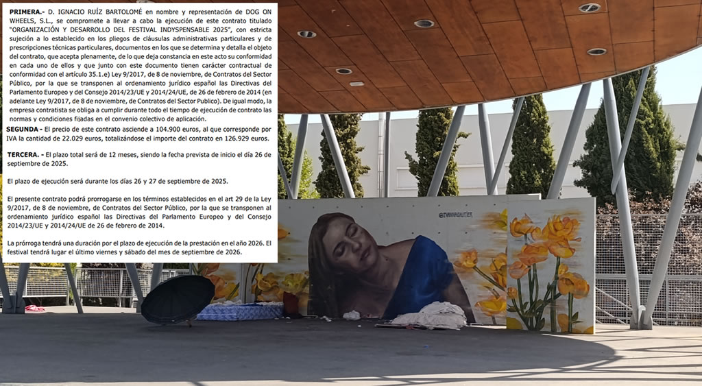 marco_aesp's tweet photo. Formalizado el contrato para la organización y desarrollo del Festival de Música Independiente #Indyspensable 2025. Tendrá lugar en el “auditorio multiusos” de El Espinillo #VillaVerde los días 26 y 27 septiembre https://t.co/Pz4WYpR1Fs