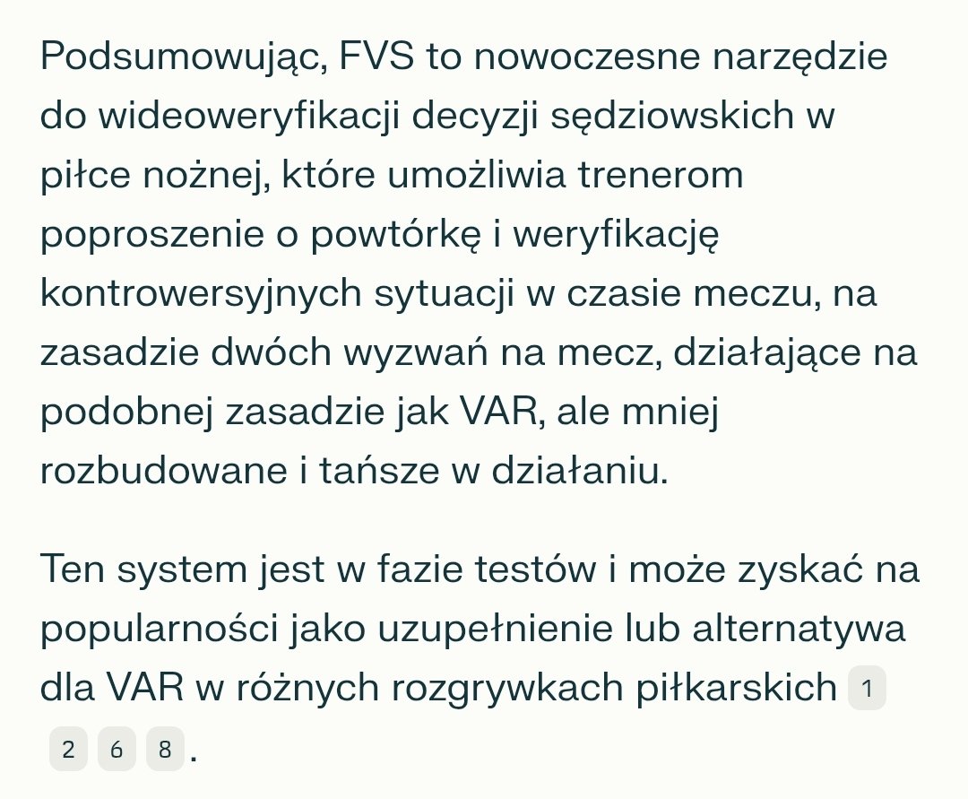 Appendix do dyskusji o sędziowaniu. Na naszą drugą ligę rozwiązanie optymalne. TVP by ogarnęło. Technologia obecnie testowana w Hispanii w kobiecej Primera Division i jednej z lig niższych. 
<a href="/galkkrz/">Krzysiek Gałkowski✍️⚽ 🏀 🏐</a> 
<a href="/Do_Pasternak/">Dominik Pasternak</a>