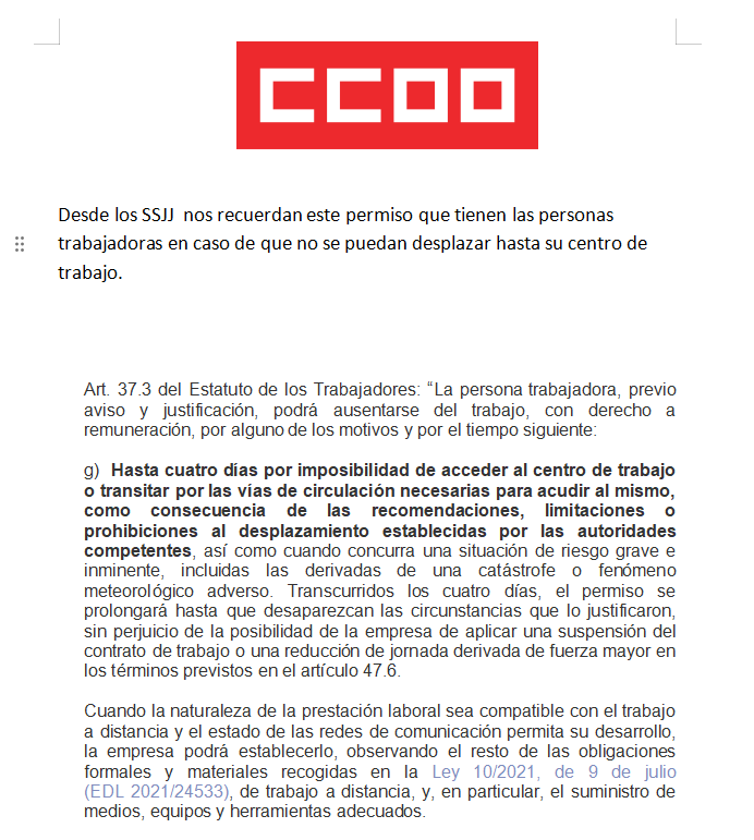CCOOPalencia's tweet photo. Personas trabajadoras afectadas por los incendios. https://t.co/Bj0a7iJ3P0