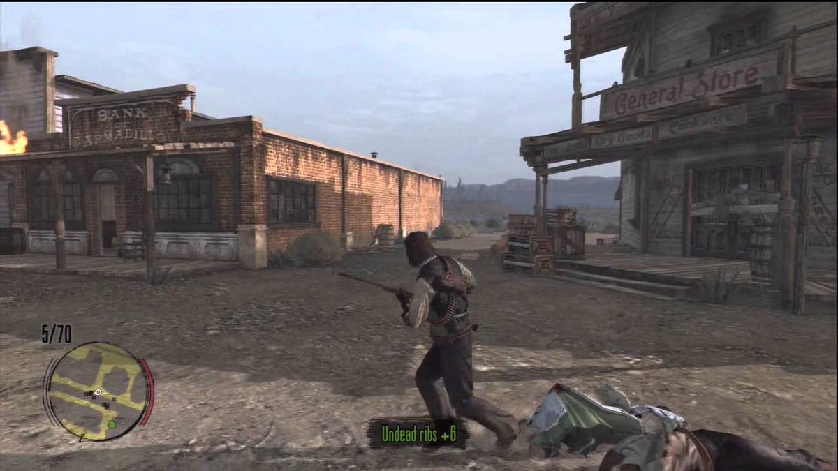 Conexcu7's tweet photo. Red dead redemption. Quizás el mejor juego del oeste hasta su sucesor. Tenia una calidad de imagen y sonido increíbles a parte de una historia que te hacia sentir estar en el antiguo oeste. Sacaron el juego en versión zombie que es la primera vez que lo veo. Rockstar simplemente. https://t.co/U5OxjIKNUX