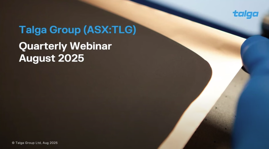 Talga_Ltd's tweet photo. 🎥 The recording from our August 2025 Investor Webinar is now available on YouTube.  

Tune in to our Managing Director Mark Thompson's presentation about recent corporate activities and northern Sweden Anode Project.  

Watch the recording 👉https://t.co/P07r8AnABs https://t.co/lQcytuiSQc