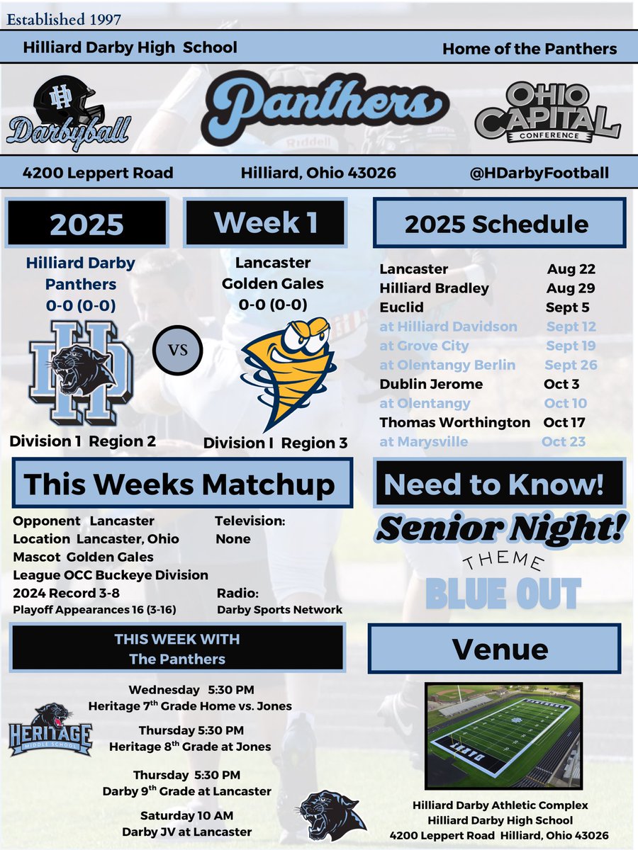 #BackAtItMonday #BeatLancaster #DarbyBall #WeAreDarby #PantherPride #DarbyGrit