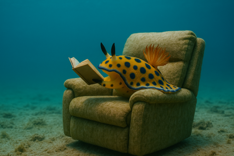 WadeBush's tweet photo. https://t.co/b5BF28z7cE 🐌✨ Meet the sea slug: fashion icon of the reef, toxic snack reject, and master of lazy survival. They eat sponges, steal sunlight, and never call after a “reproductive high-five.” #Nudibranch #SeaSlug #MarineLife #WeirdNature #OceanFacts https://t.co/NhLsN1XsxB