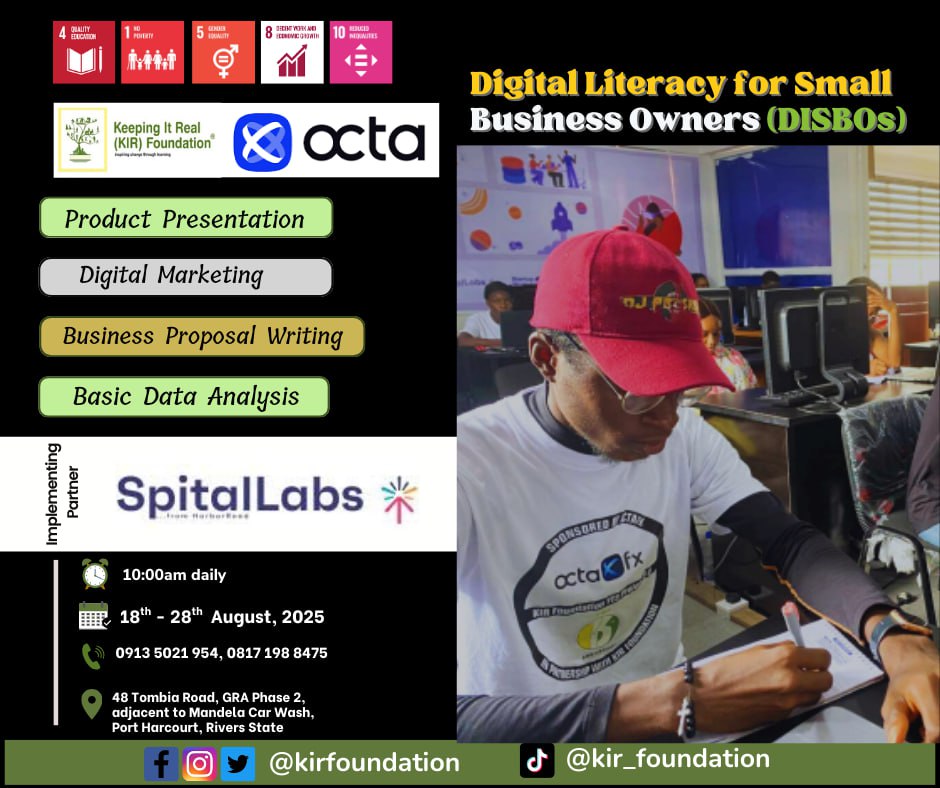 Keeping It Real Foundation (@kirfoundation) on Twitter photo #BreakingNews!
#JoinUs on Facebook Live, <a href="/kirfoundation/">Keeping It Real Foundation</a>, now for the hybrid Opening Ceremony of #DISBOs2025, 10 days of upskilling training for 20 small business owners in #PHCity!
Thanks to our sponsor, <a href="/OctaWorldwide/">Octa Worldwide</a>,
& our partner, <a href="/SpitalLabs/">SpitalLabs</a>, for the support!
#SDG8 #BreakingNews!
#JoinUs on Facebook Live, <a href="/kirfoundation/">Keeping It Real Foundation</a>, now for the hybrid Opening Ceremony of #DISBOs2025, 10 days of upskilling training for 20 small business owners in #PHCity!
Thanks to our sponsor, <a href="/OctaWorldwide/">Octa Worldwide</a>,
& our partner, <a href="/SpitalLabs/">SpitalLabs</a>, for the support!
#SDG8