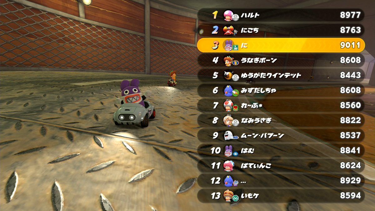 9000いった！うれしい！！！