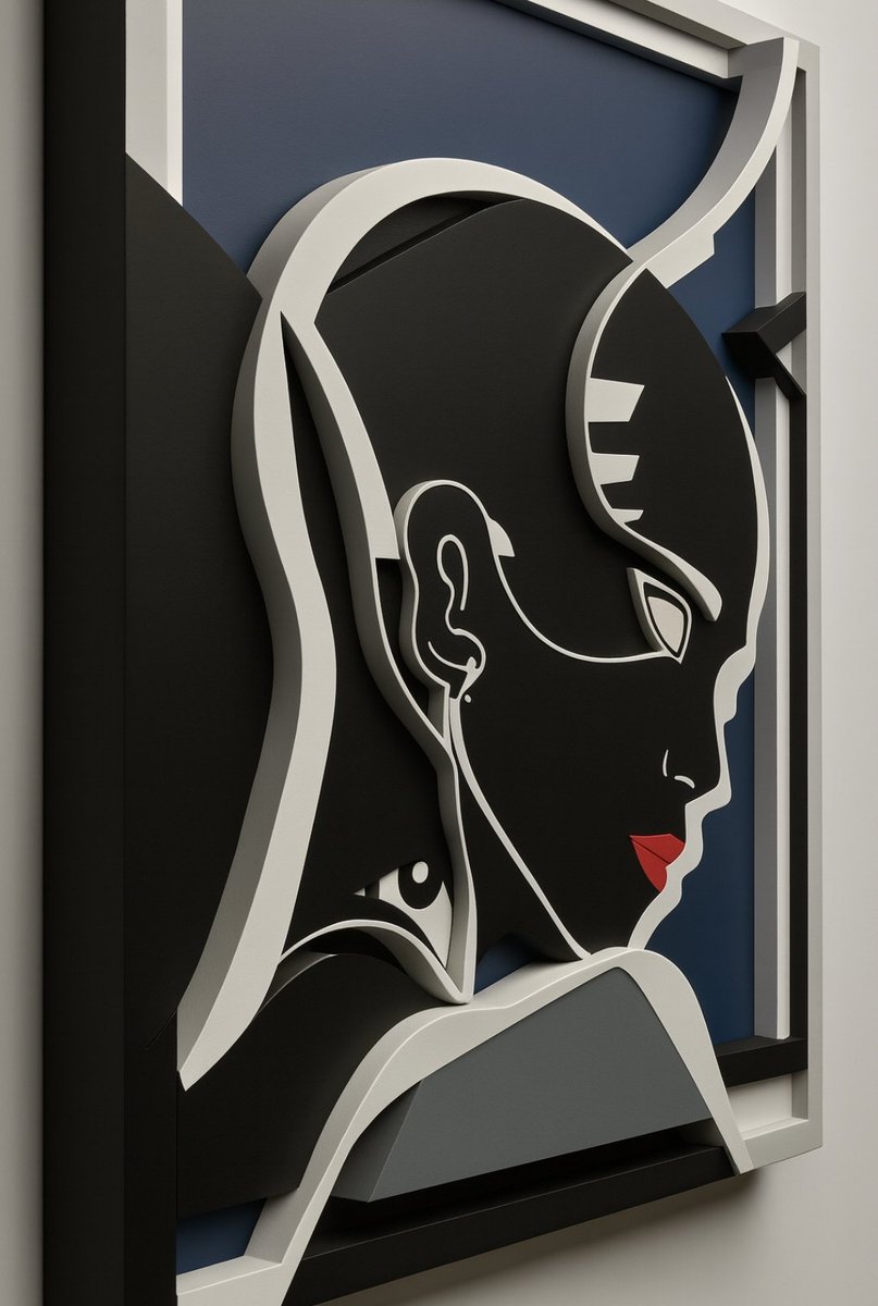 From 2d artwork made in 2009, to 3d printed ideas in 2025.

Will make the original available as #nft this week.

#3dprinting #contemporaryart #nft