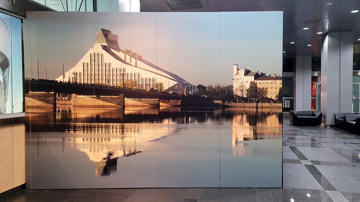 A stop at the most impressive National Library of Latvia, on my way to the University of Latvia where I will give a whistle-stop tour of #ESO, #ALMA, #AtLAST and, of course, quasars.