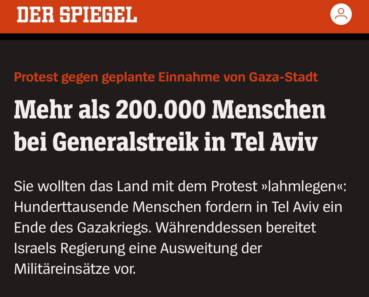 In Israel gehen 200 000 Menschen gegen den Krieg in Gaza auf die Straße. Zeit für Proteste auch in Deutschland - wo man die Verbrechen der Regierung Netanyahu viel zu lange beschwiegen hat! Eine Gelegenheit gibt es am 13 September in Berlin!