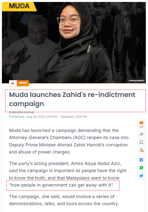 Nice, I support this campaign ... DNAA actually lets the AG to file the case again. So why don't they?