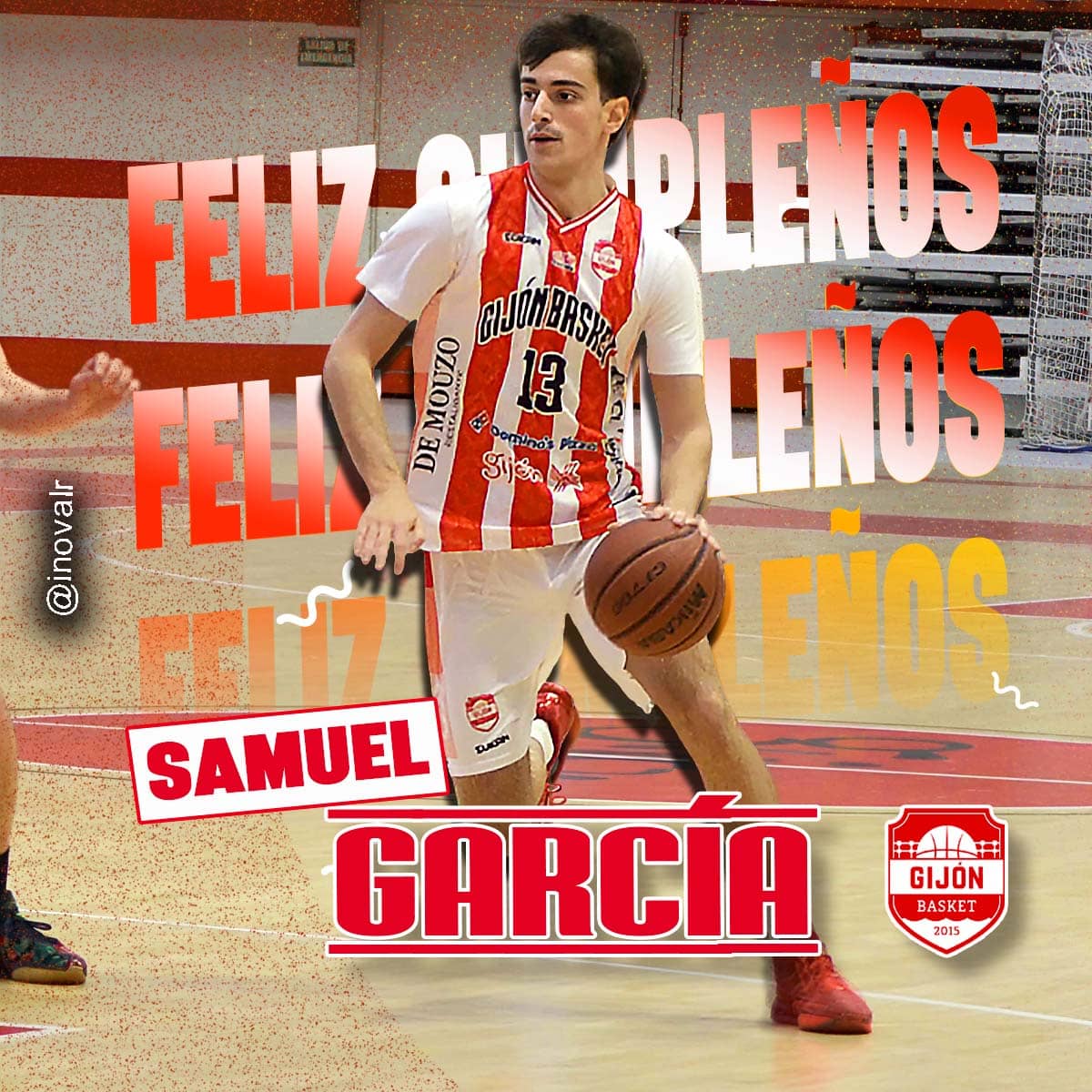 Iván N. R. (@inovalr) on Twitter photo Hoy cumple 22 años Samuel García 🎉
Jugador de <a href="/GijonBasket/">Gijón Basket</a> esta pasada temporada 2024-25 🔴⚪️ en 1º FBPA, donde promedió 4,7 ppp y 4,3 rpp
Felicidades Samu 🎂 !!
<a href="/RGCCBaloncesto/">Real Grupo de Cultura Covadonga Baloncesto</a> Hoy cumple 22 años Samuel García 🎉
Jugador de <a href="/GijonBasket/">Gijón Basket</a> esta pasada temporada 2024-25 🔴⚪️ en 1º FBPA, donde promedió 4,7 ppp y 4,3 rpp
Felicidades Samu 🎂 !!
<a href="/RGCCBaloncesto/">Real Grupo de Cultura Covadonga Baloncesto</a>