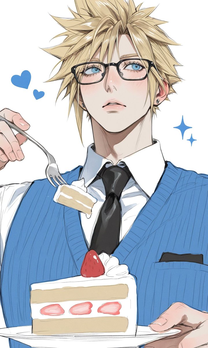 いちごケーキよりも、君のことがもっと好き🍓🍰
#クラウド #FF7 #クラウド・ストライフ #pixai #CloudStrife  #FF7R