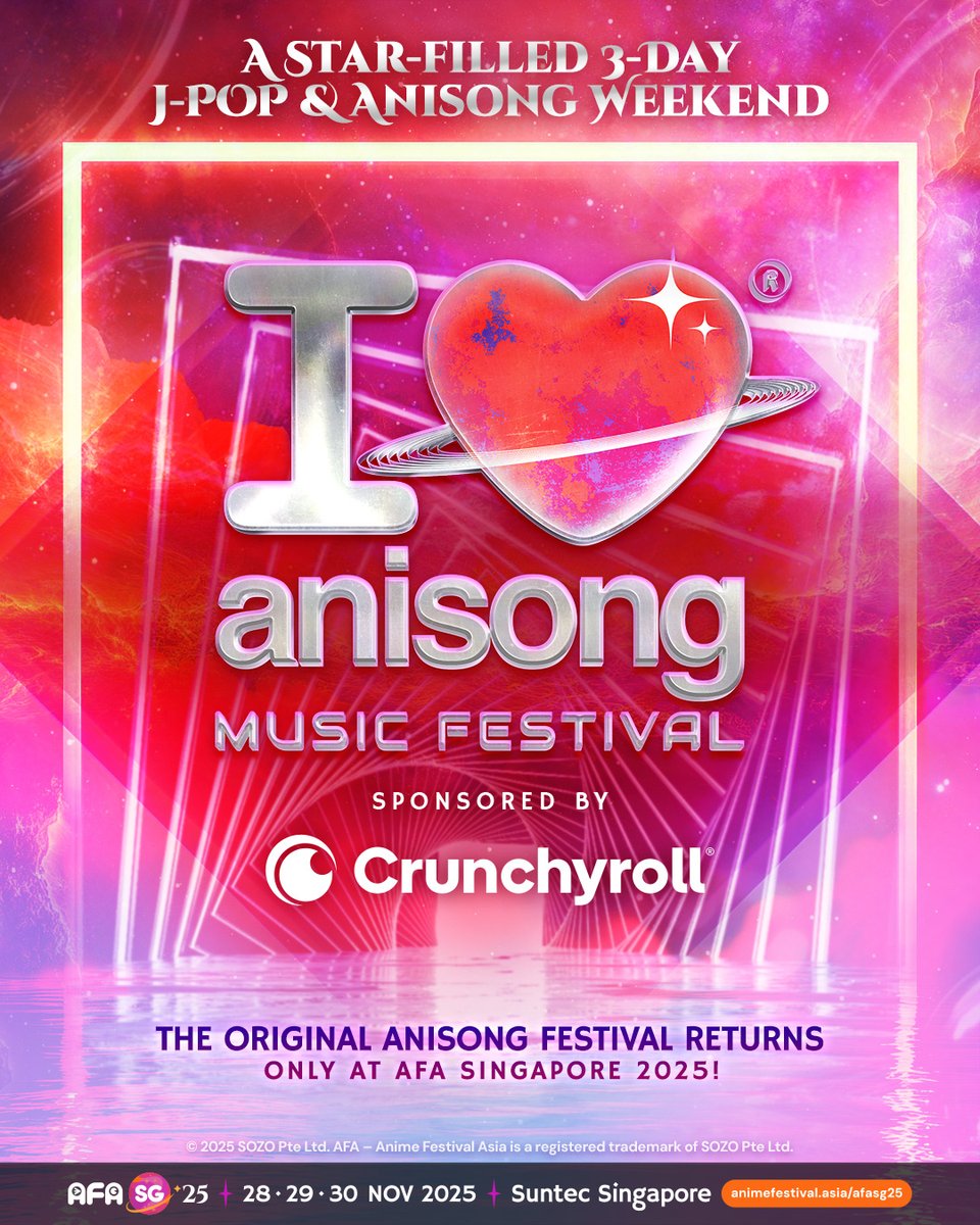 animefestasia's tweet photo. #AFASG25 The ultimate I LOVE ANISONG experience! Tix drop 20 Aug @ 2PM!

1️⃣Phase One Line-up
🎤@asmi__official
🎤@HimeTanaka_HH @HinaSuzuki_HH
🎤@isekaijoucho
🎤@mayn_tw
🎤@NMNL_staff
🎤@shouta0811aoi
🎤@SPYAIRSTAFF
🎤@wed_camp

🔗Get 3-Day VIP Packages: https://t.co/A3UPWOHgDG https://t.co/uQsO7hA8j0