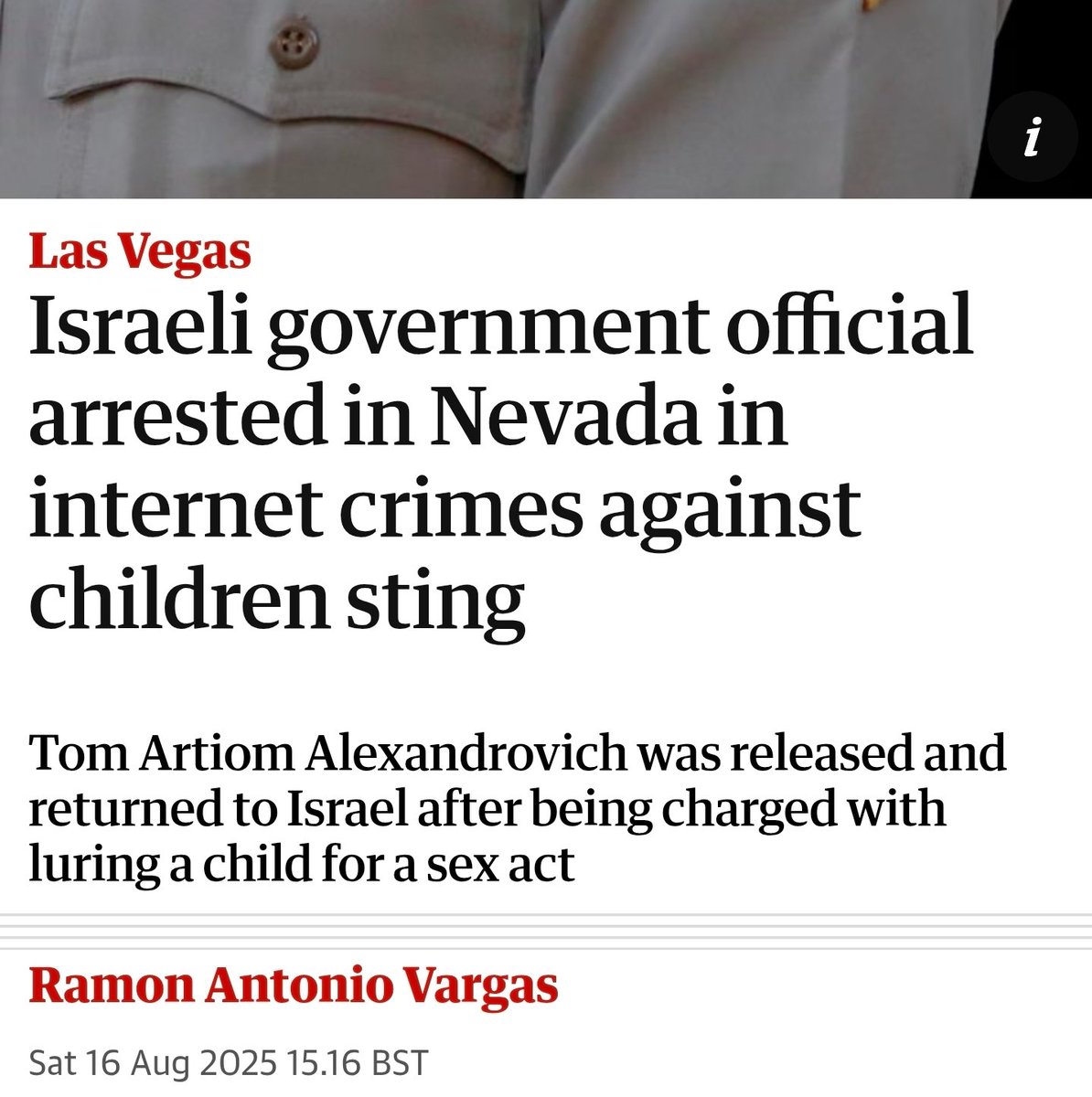 Tom Artiom Alexandrovich is an ex-IDF intelligence researcher, computer forensic analyst, &amp; pedophile.

Silicon Valley hires these israeli nonce operatives &amp; US government allows them to flee back to Israel - which we all know is a shelter from justice for Jewish pedophiles.