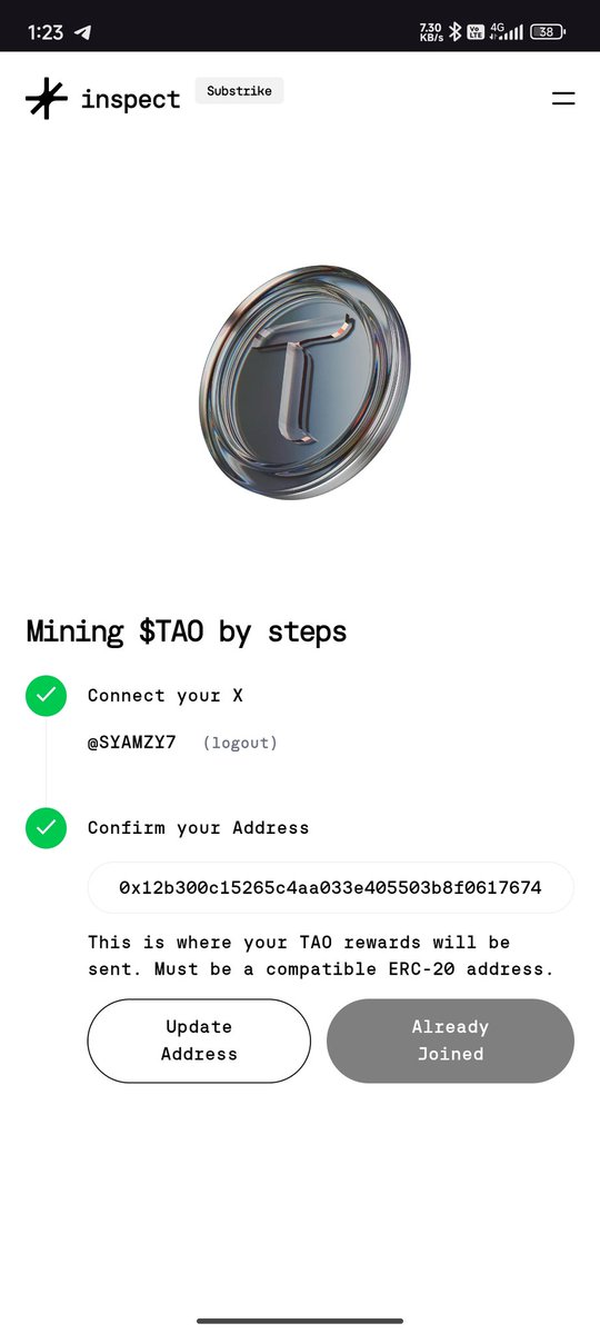 HEY EVERYONE 

Imagine earning <a href="/inspectxyz/">Inspect</a> rewards just by commenting $TAO on a tweet 👀

Yes, you can literally mine $TAO through your posts &amp; engagement on X — and get real on-chain rewards.  

It’s like what Kaito did, but now with Inspect.

How to get started:
1️⃣ Go to